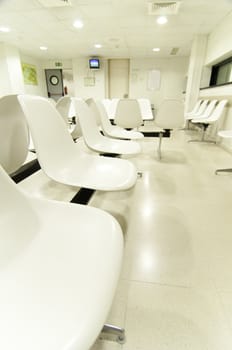 Hospital waiting room�s picture from Spain, Europe.