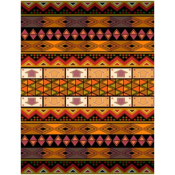 Ethnic pattern in African style