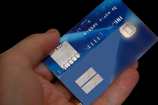 credit card in hand ( totaly remade )