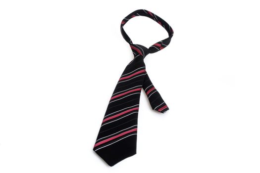 Necktie accessory on bright background