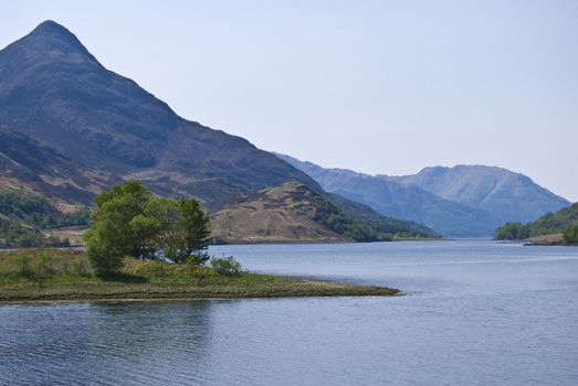 beautiful scenery of Loch Leven, Scotland