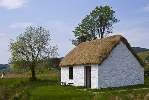 cosy little cottage in a museum village in Scotland