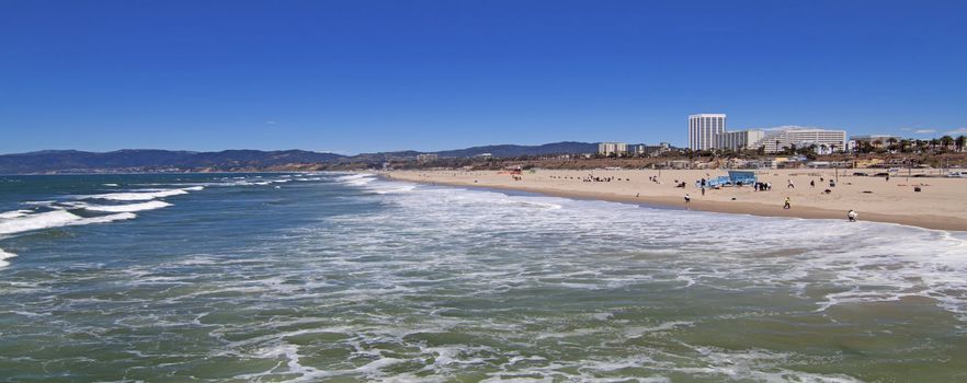 Santa Monica beach, Los Angeles, California