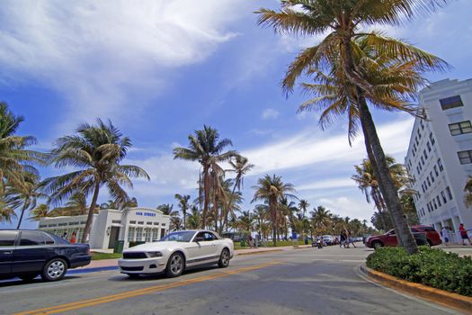 Ocean drive, south beach, Miami, Florida