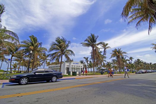 Ocean drive, south beach, Miami, Florida