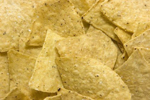 Fried potato chips nachos on the table