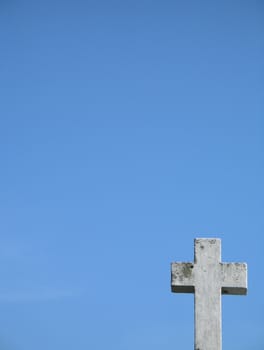 a stone cross