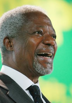 Kofi Annan - Ghanaian diplomat who served as the seventh Secretary-General of the United Nations from January 1, 1997 to January 1, 2007, serving two five-year terms. Annan was also the co-recipient of the Nobel Peace Prize in 2001.