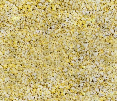 A seamless popped popcorn background