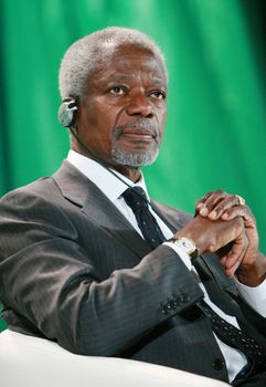 Kofi Annan - Ghanaian diplomat who served as the seventh Secretary-General of the United Nations from January 1, 1997 to January 1, 2007, serving two five-year terms. Annan was also the co-recipient of the Nobel Peace Prize in 2001.