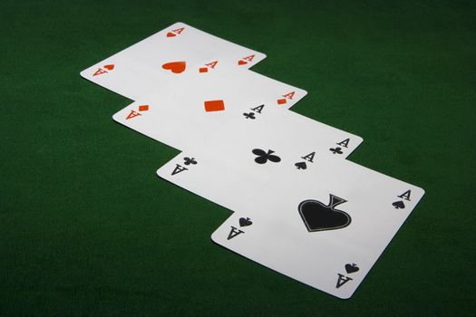 Four of a kind aces