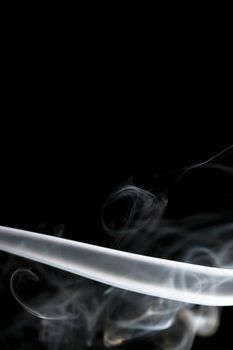A black and white smoke background