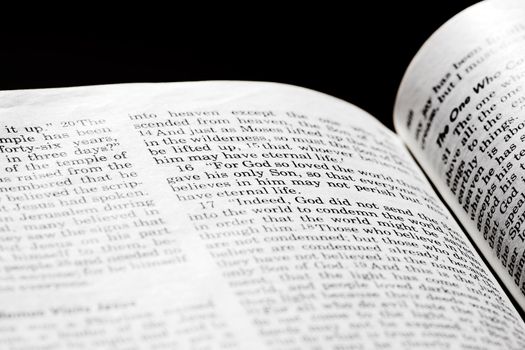 John 3:16 in the Christian Bible, For God so loved the world...