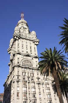 The Palacio Salvo in Montevideo, Uruguay.
