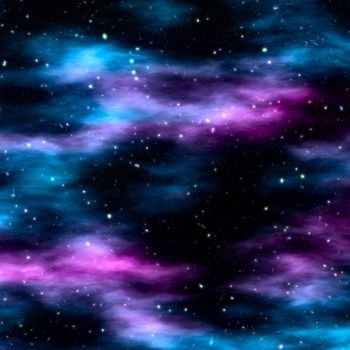 Star Field Galaxy as a Outer Space Background