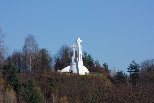 Three cross Lithuania Vilnius