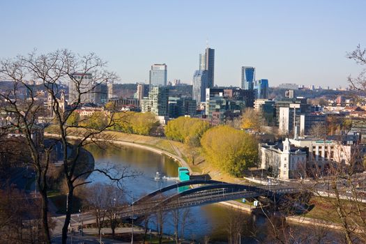 Lithuania Vilnius business city