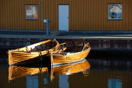 Norwegian wooden boats.
From Stavern in Vestfold, Norway.