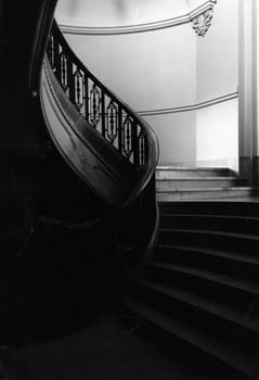 Stairway in Christion Science Monitor Building, Boston, MA