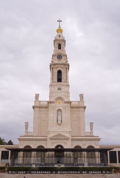 Perpective of the tower of Fatima - Portugal