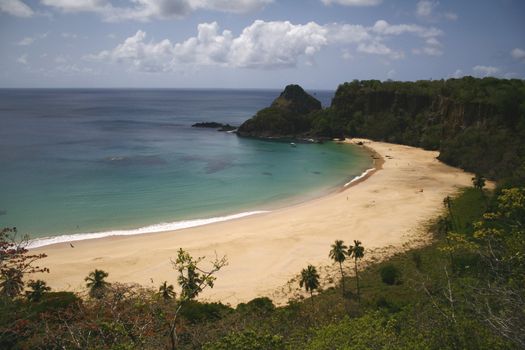 The "Sancho Bay" in Fernando de Noronha, a paradisiac island off the coast of Brazil.