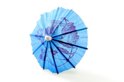 Close up of a smal paper umbrella