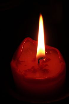 Candle in the dark