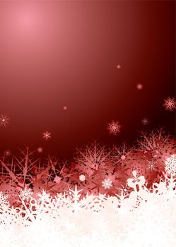 Subtle snow flake design ready for your christmas text