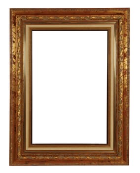 antique frame with clipping path