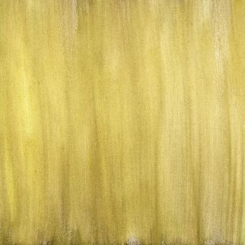 yellow and brown  watercolor painted abstract on artist canvas, vertical smudge pattern, self made by photographer
