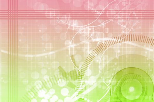 Digital Product Focus Abstract Billboard Background With Copyspace