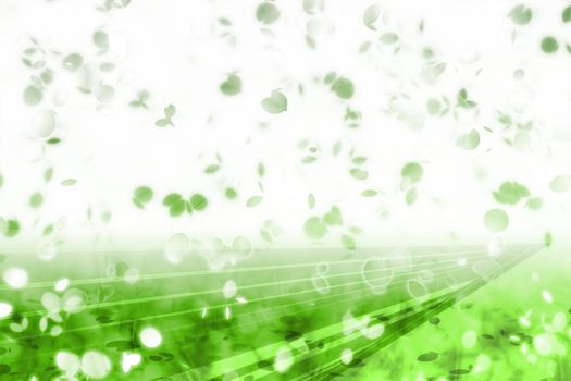 A Soft Falling Leaves Abstract Background Art