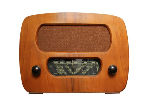 Old radio from 1950 and the years.