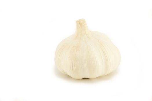 Whole Garlic on white