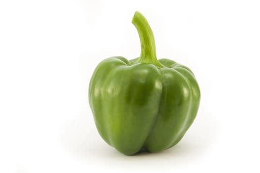 Green Pepper on white