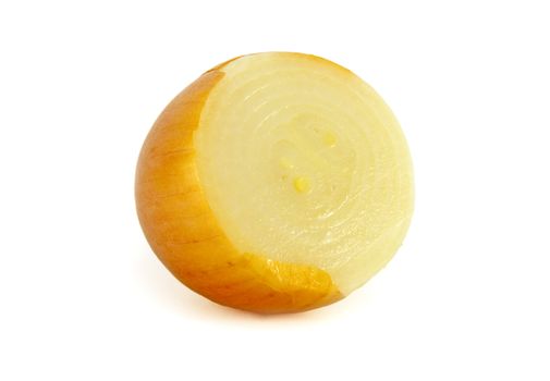 Sliced Onion on white