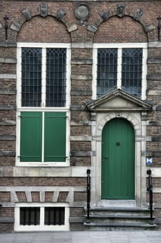 House of Rembrandt van Rijn, famous painter. Landmark of Amsterdam.