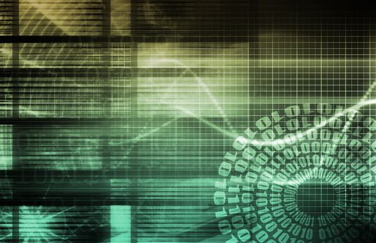 Internet World Wide Web Abstract Tech Background