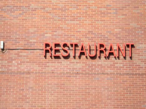 restaurant sign