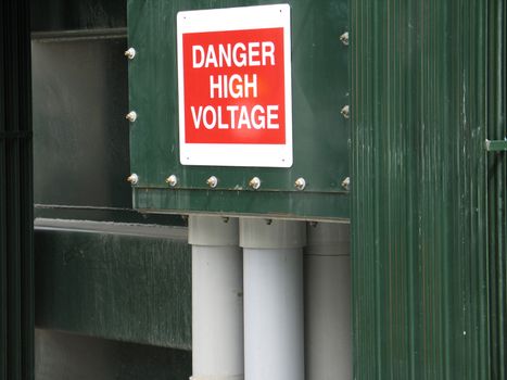 high voltage sign