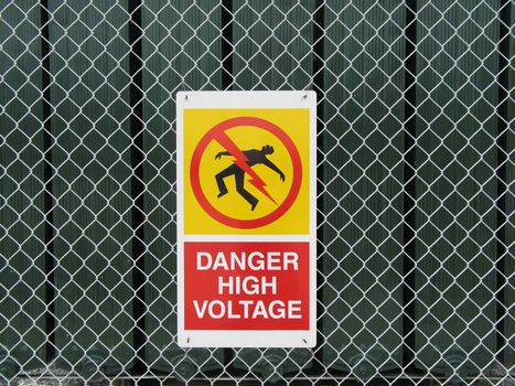 high voltage sign