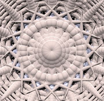 abstract futuristic background - 3d illustration