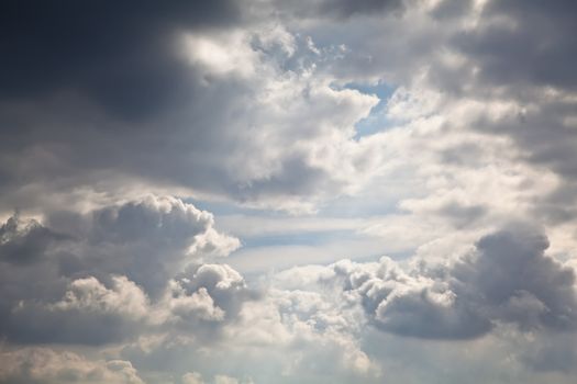 High resolution image of cloudy sky. Great detail, noiseless.