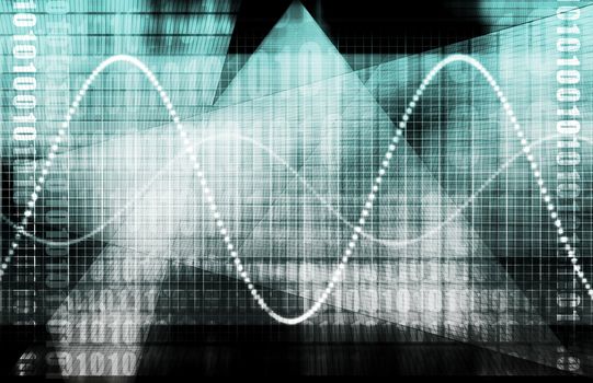 A Medical Science Technology as Art Background