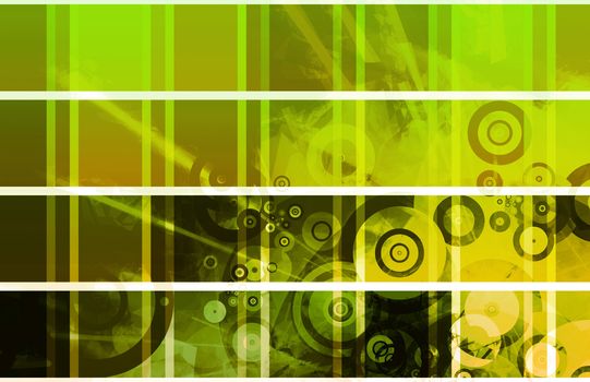Colorful and Cool Website Design Elements Clip Art