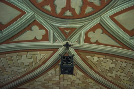 detail of the Italian Chapel on Orkney