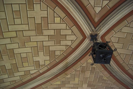 detail of the Italian Chapel on Orkney