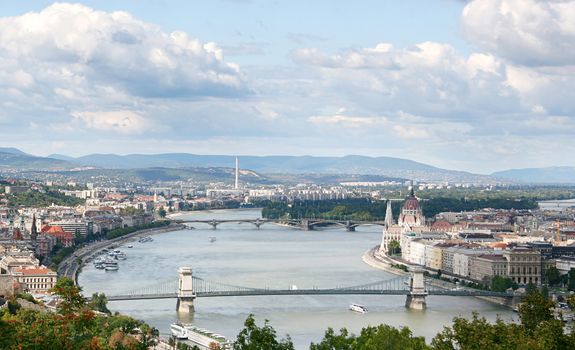 panorama of Budapest. Hungary