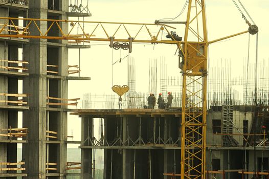 Silhouette of construction worker 3