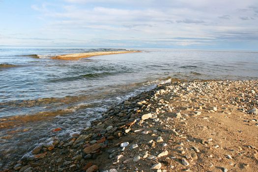 view on Baikal lake, Russia